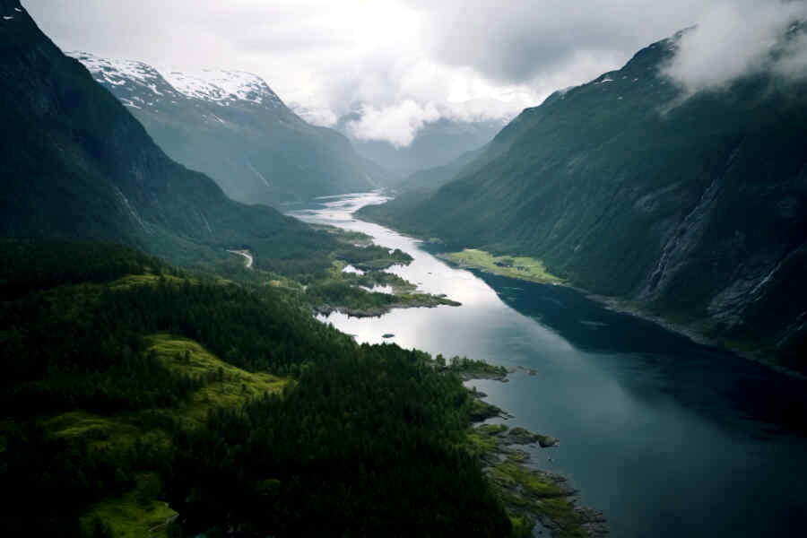 Bellos paisajes de Noruega