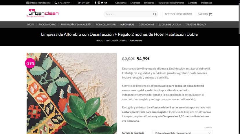 Caso de éxito: Regalo 2 noches de hotel - Urban Clean