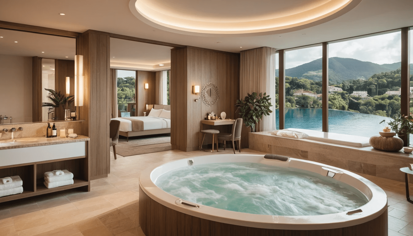 Hoteles con jacuzzi cerca de mi ideales para bonos de clientes